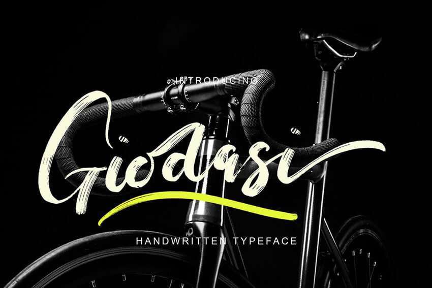 7 Free Font for Logo Monograms Giodasi-Font-Hand-written-typeface