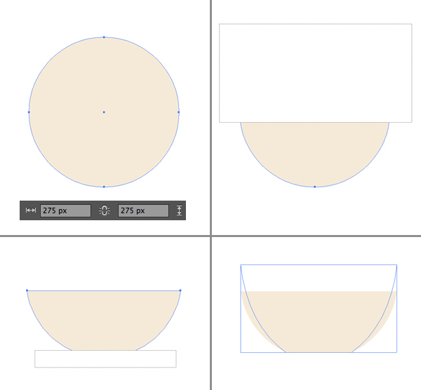 Membuat Flat Logo Green Tea di Adobe Illustrator Step 1-green-tea-logo