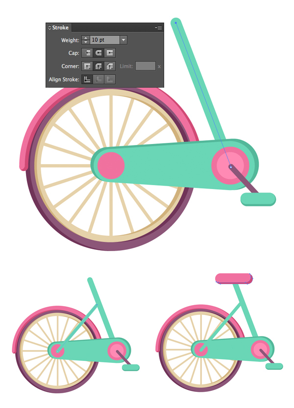 Tahap 11-flat-bicycle-wheels