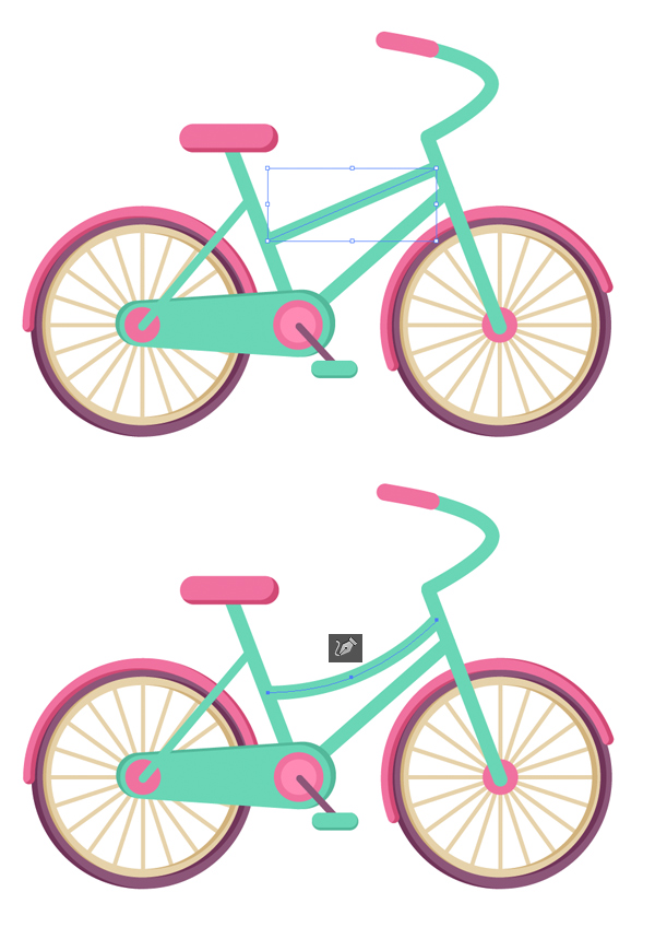 Tahap 14-flat-bicycle-wheels