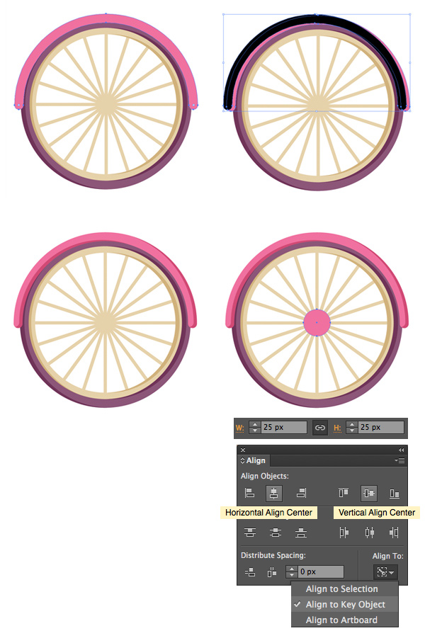 Tahap 7-flat-bicycle-wheels
