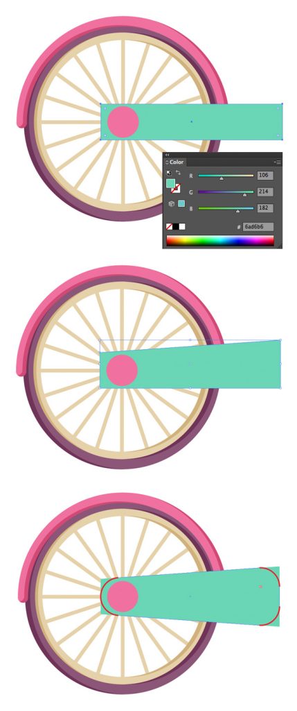 Tahap 8-flat-bicycle-wheels