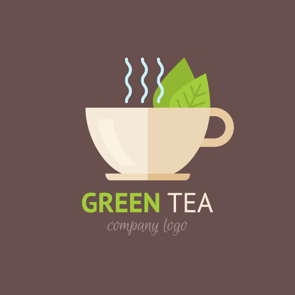 Membuat Flat Logo Green Tea di Adobe Illustrator Tutorial Flat Design Logo-green-tea