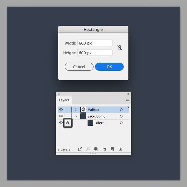Tutorial Icon Flat Design Kotak Surat di Adobe Illustrator 01