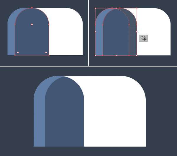 Tutorial Icon Flat Design Kotak Surat di Adobe Illustrator 04