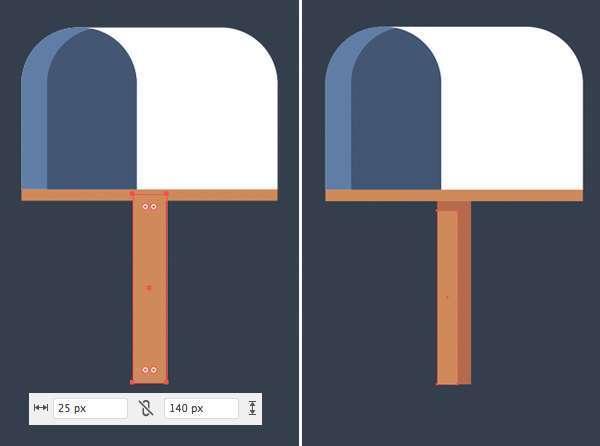 Tutorial Icon Flat Design Kotak Surat di Adobe Illustrator 06