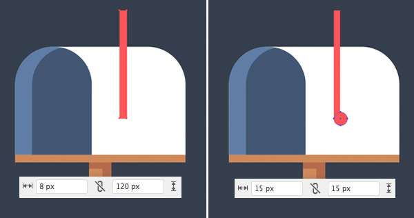 Tutorial Icon Flat Design Kotak Surat di Adobe Illustrator 07