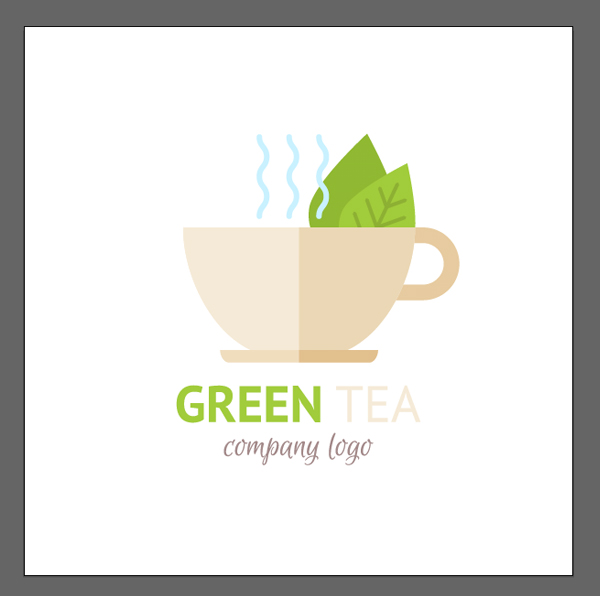 Membuat Flat Logo Green Tea di Adobe Illustrator step 10-green-tea-logo
