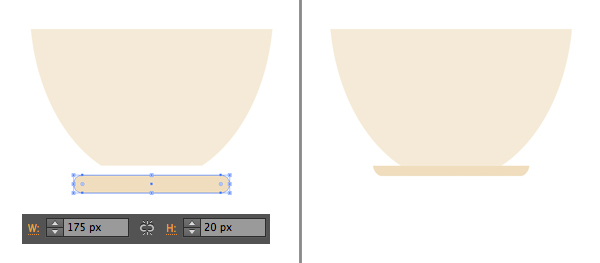 Membuat Flat Logo Green Tea di Adobe Illustrator step 2-green-tea-logo