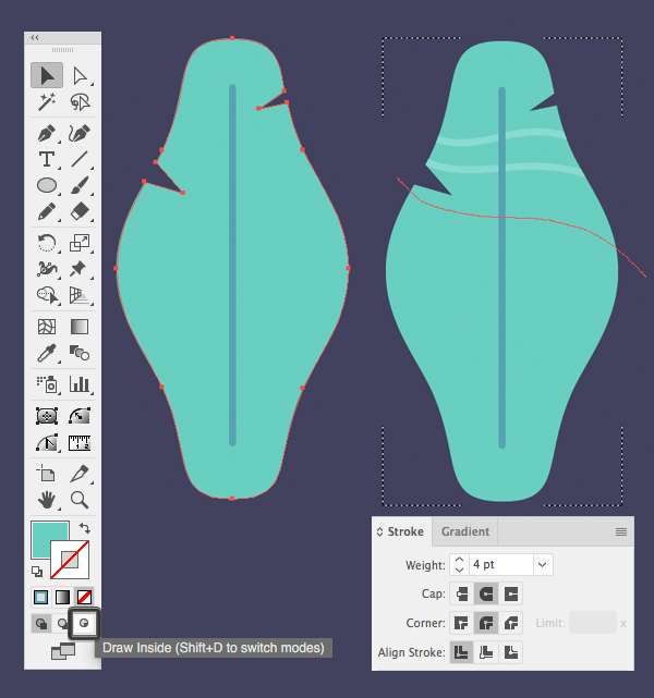 Tutorial Dasar "Flat Design" Daun di Illustrator CC Tutorial Membuat Daun Flat Design 06 di Adobe Illustrator CC