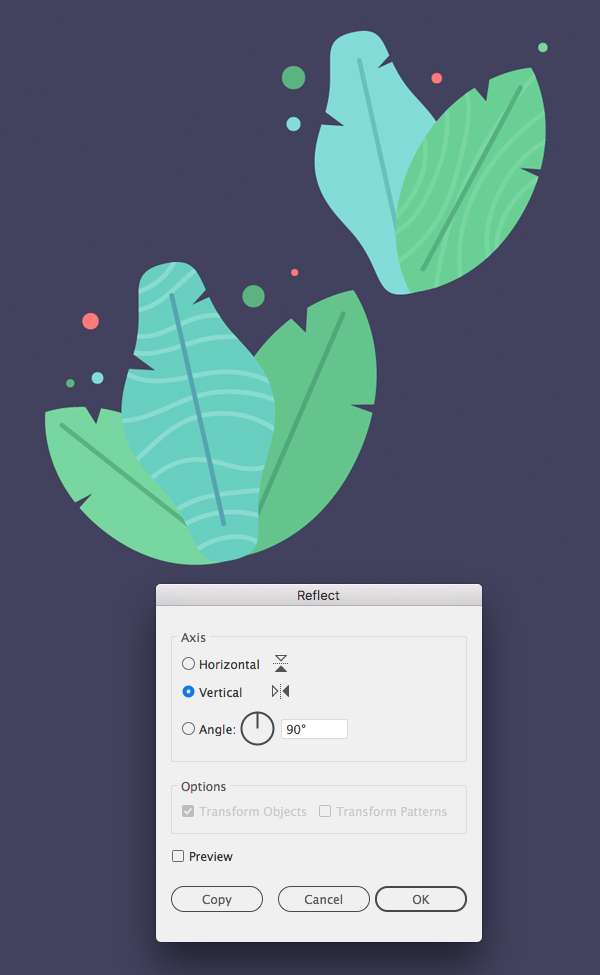 Tutorial Dasar "Flat Design" Daun di Illustrator CC Tutorial Membuat Daun Flat Design 09 di Adobe Illustrator CC