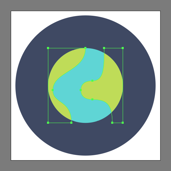 Tutorial Membuat Ikon Emoji Bumi di Adobe Illustrator CC 05