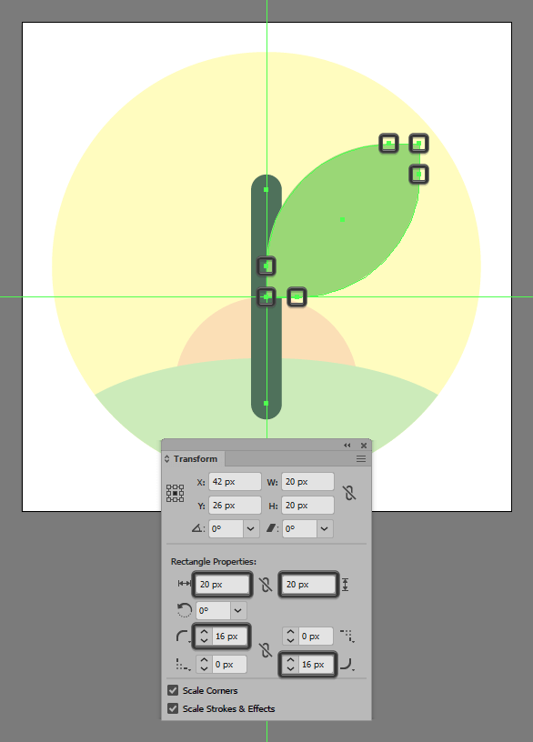Tutorial Desain Ikon "Flat Design" di Adobe Illustrator Tutorial Membuat Ikon Flat Design Energi Alam di Adobe Illustrator 07