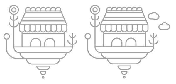 Tutorial Membuat Ikon Flat Design Vektor Bangunan Bergaya Fantasi 04