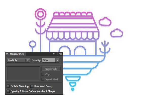 Tutorial Membuat Ikon Flat Design Vektor Bangunan Bergaya Fantasi 06
