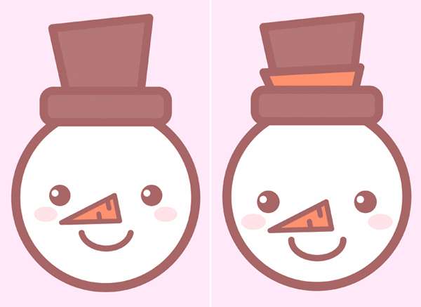 Tutorial Desain Karakter Snowman di Illustrator CC Tutorial Membuat Ikon Karakter Snowman di Adobe Illustrator 09