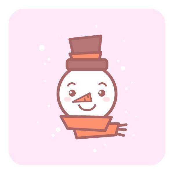 Tutorial Desain Karakter Snowman di Illustrator CC Tutorial Membuat Ikon Karakter Snowman di Adobe Illustrator